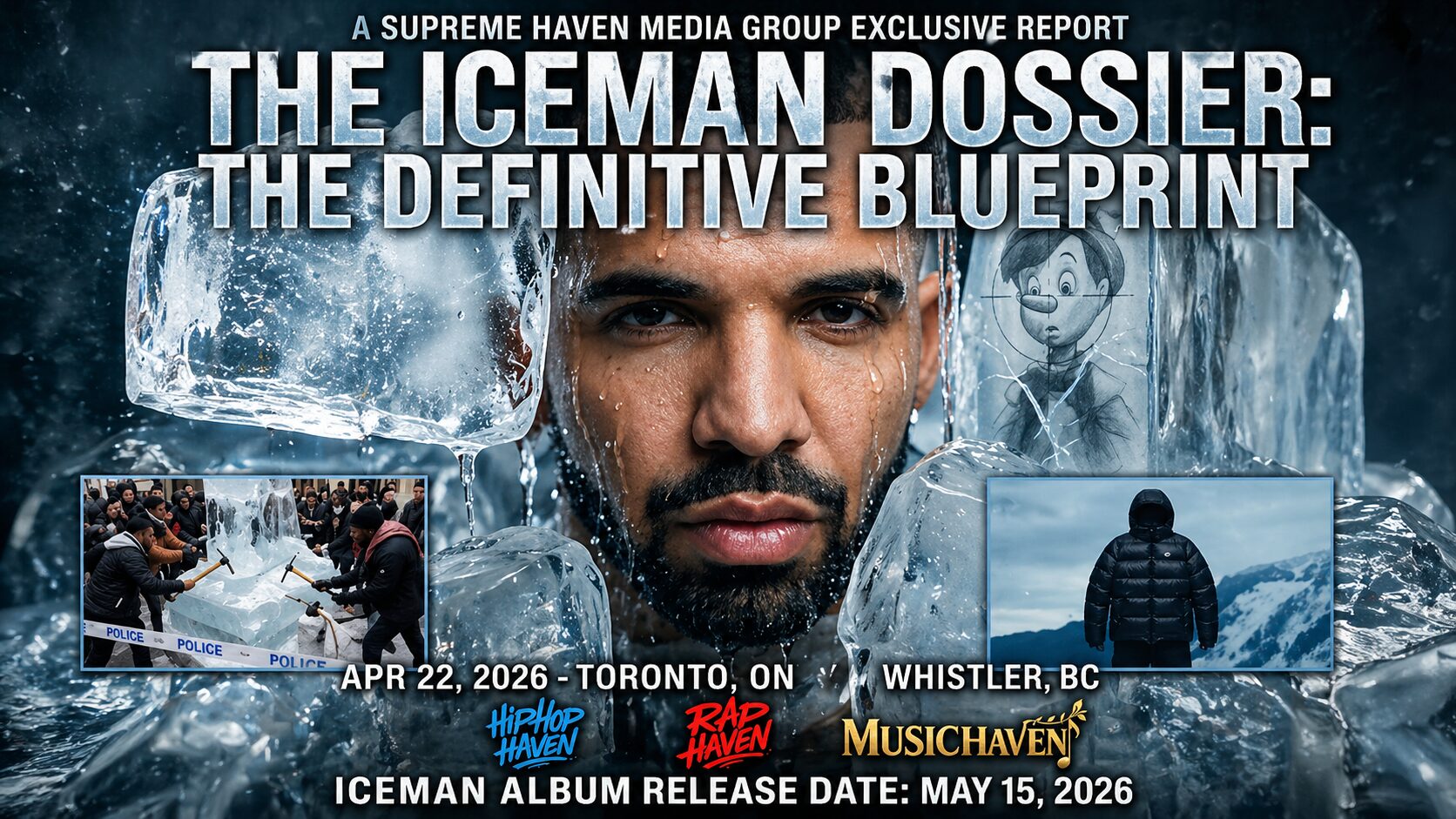 Drake Throws Toronto Ice-Breaker & Reveals IceMan “Blue Book”